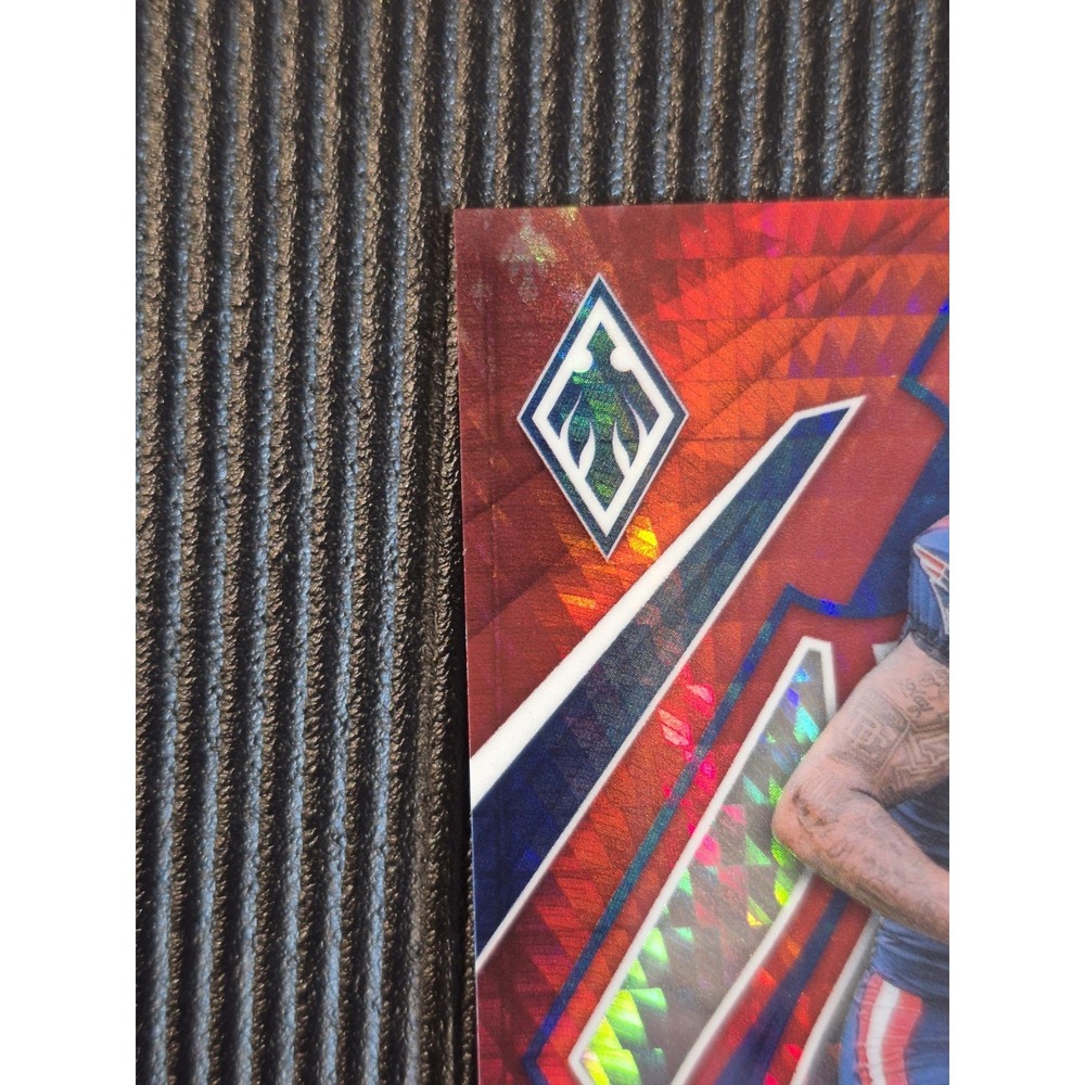 2024 Panini Phoenix Ja'Lynn Polk #190 Rookiew Red Hyper /140 (RC) Patriots‎ SP - Picture 4 of 7